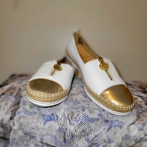 Anne Klein zipper sneaker flats